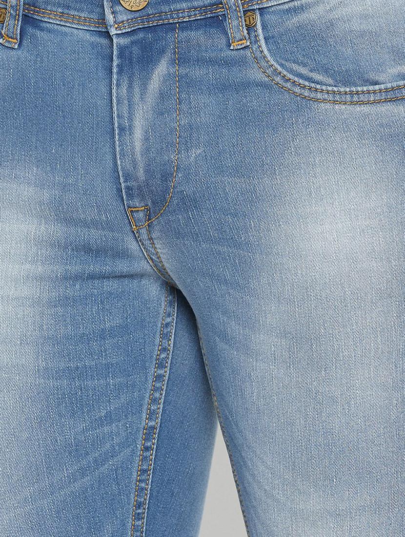 blue heavy washed distressed denim jeans - 16865279 - Zoom Image - 5
