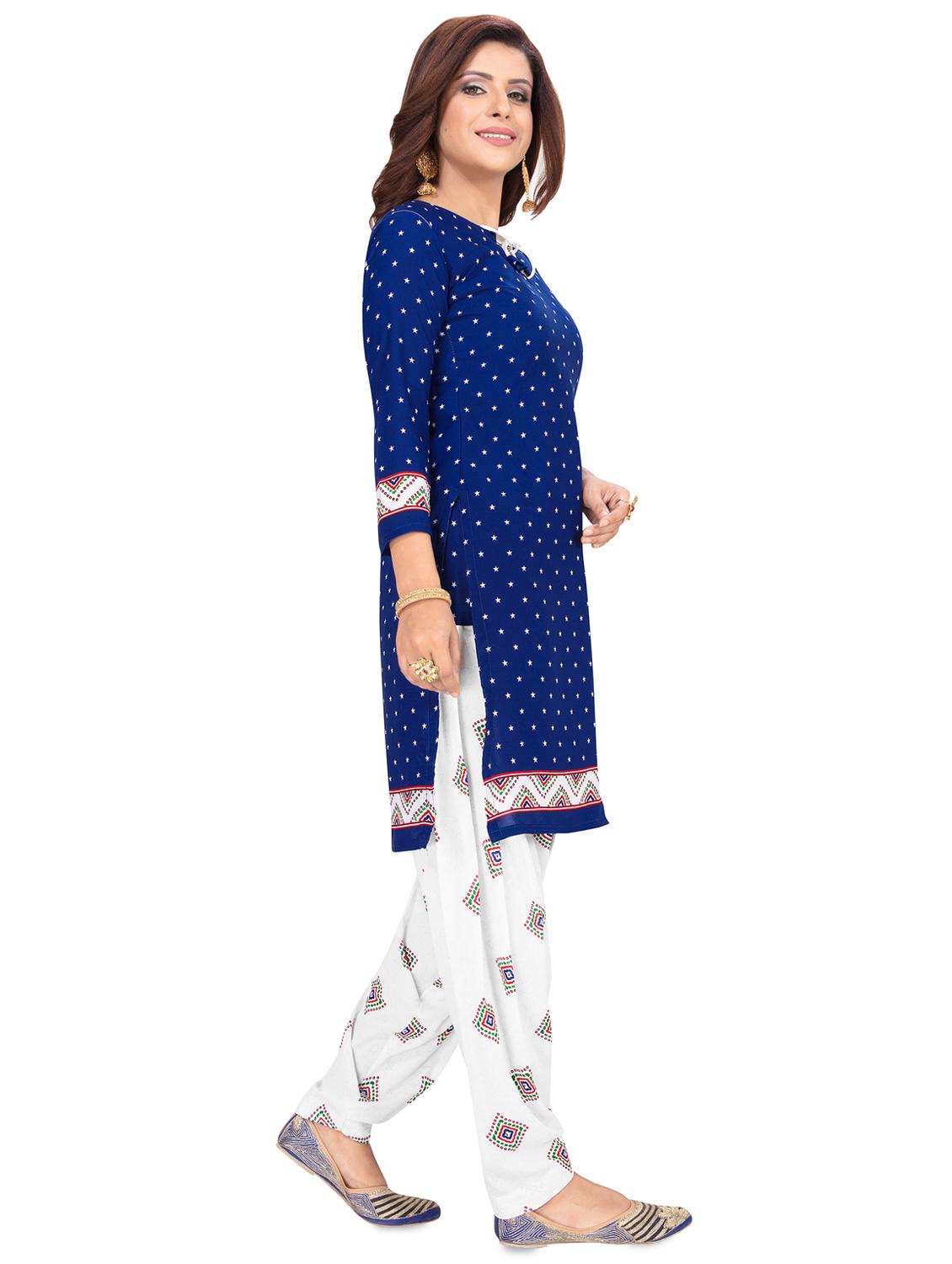 printed unstitched suit - 16866146 - Zoom Image - 2