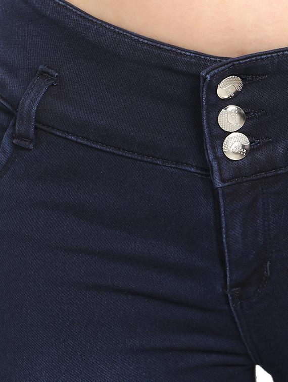 eyelet detail mid rise jeans - 16868012 - Zoom Image - 5