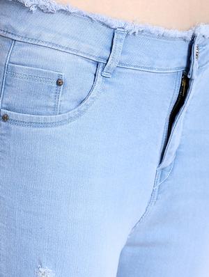 mid rise distressed jeans - 16868017 - Standard Image - 5