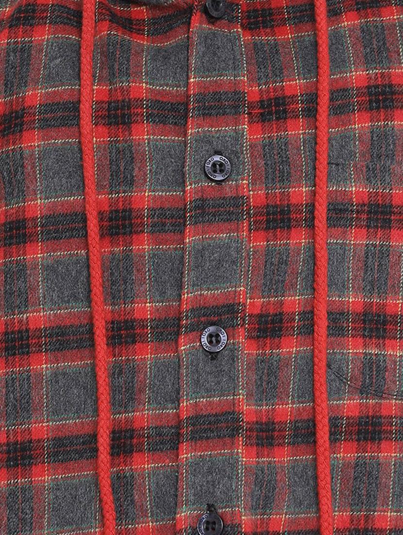 red colored cotton shirt - 16868335 - Zoom Image - 5