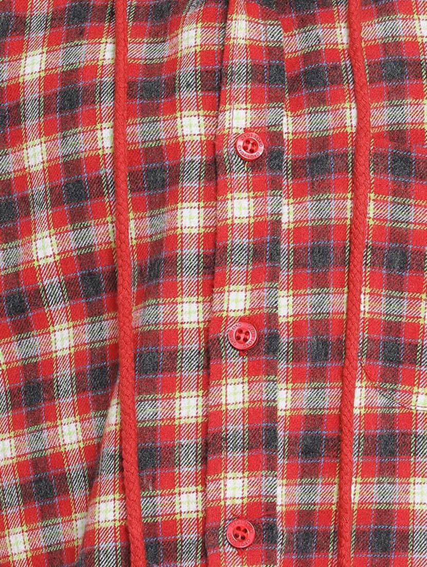 red colored cotton shirt - 16868338 - Zoom Image - 5