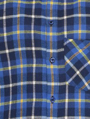 blue checkered cotton shirt - 16868341 - Standard Image - 5