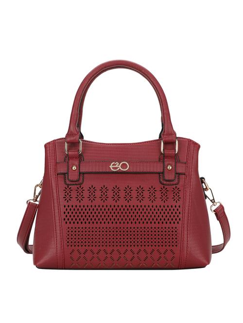 red leatherette (pu) regular handbag - 16869325 - Standard Image - 1