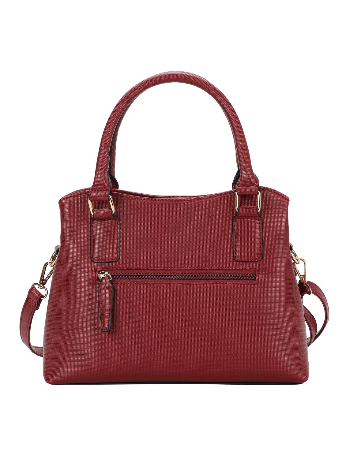 red leatherette (pu) regular handbag - 16869325 - Zoom Image - 2