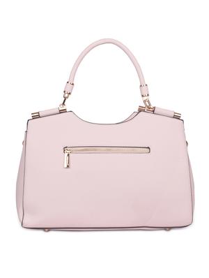 white leatherette (pu) regular handbag - 16869906 - Standard Image - 2