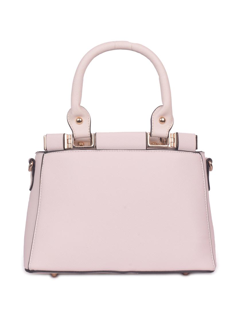 white leatherette (pu) regular handbag - 16869917 - Zoom Image - 2