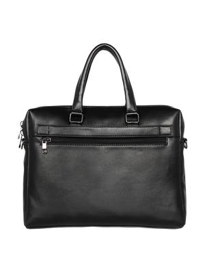 black leatherette (pu) laptop bag - 16870244 - Standard Image - 2