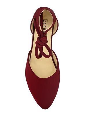 maroon fabric pumps - 16871777 - Standard Image - 5