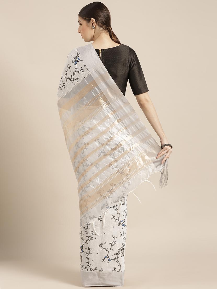 conversational kanjivaram saree with blouse - 16876960 - Zoom Image - 2