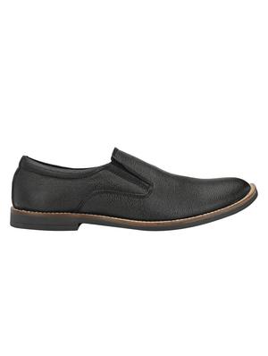 black leatherette slip ons - 16877411 - Standard Image - 2
