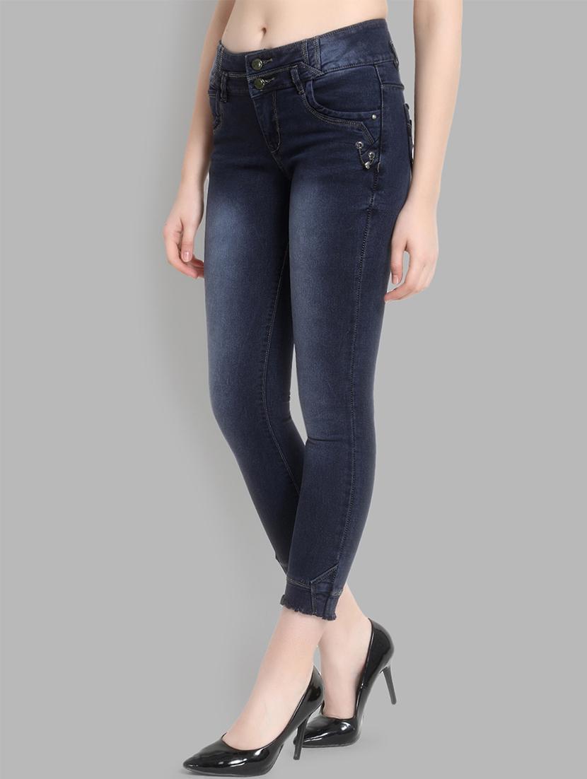 mid rise stone washed jeans - 16878838 - Zoom Image - 2