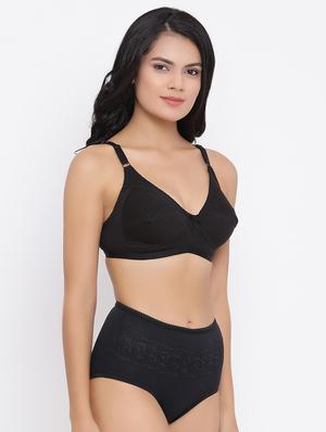 bow patch t-shirt bra and hipster panty set - 16879476 - Standard Image - 2