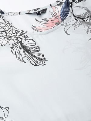 tie front floral maxi dress - 16879841 - Standard Image - 5
