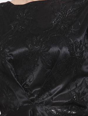 tie knot embellished crop top - 16882480 - Standard Image - 5