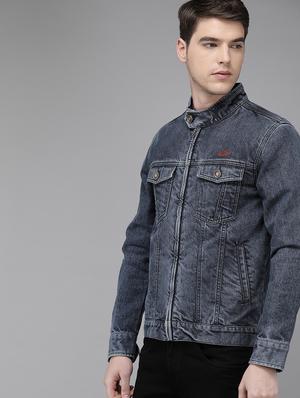 blue washed denim jacket - 16883818 - Standard Image - 2