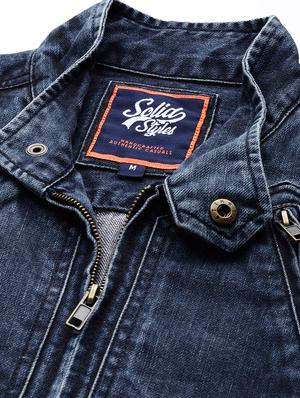 blue washed denim jacket - 16883830 - Standard Image - 5