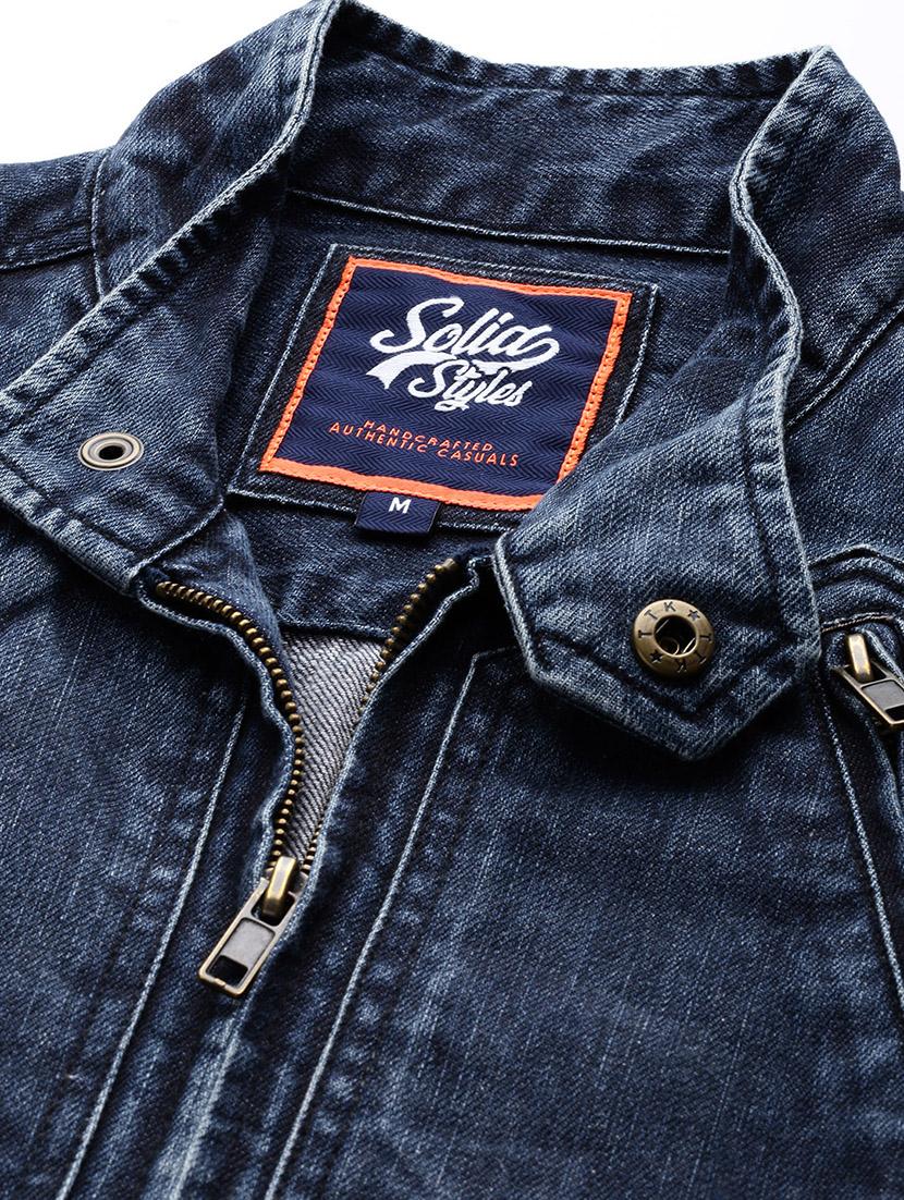 blue washed denim jacket - 16883830 - Zoom Image - 5