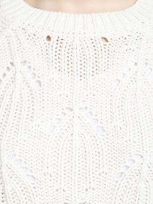 round neck woolen pullover - 16884049 - Standard Image - 5