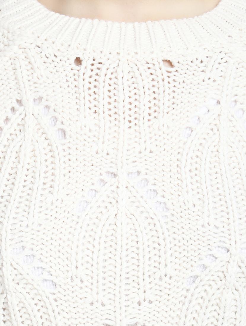 round neck woolen pullover - 16884049 - Zoom Image - 5