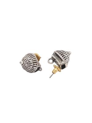 silver studs earring - 16885415 - Standard Image - 2