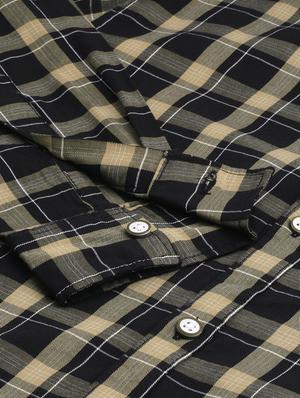 black checkered casual shirt - 16889168 - Standard Image - 5