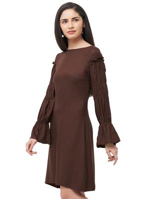 bell sleeves a-line dress - 16889255 - Standard Image - 2