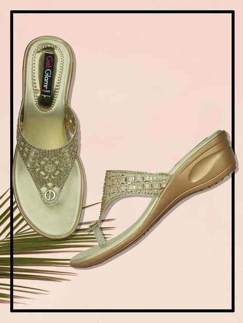 gold ethnic wedges - 16896589 - Standard Image - 1