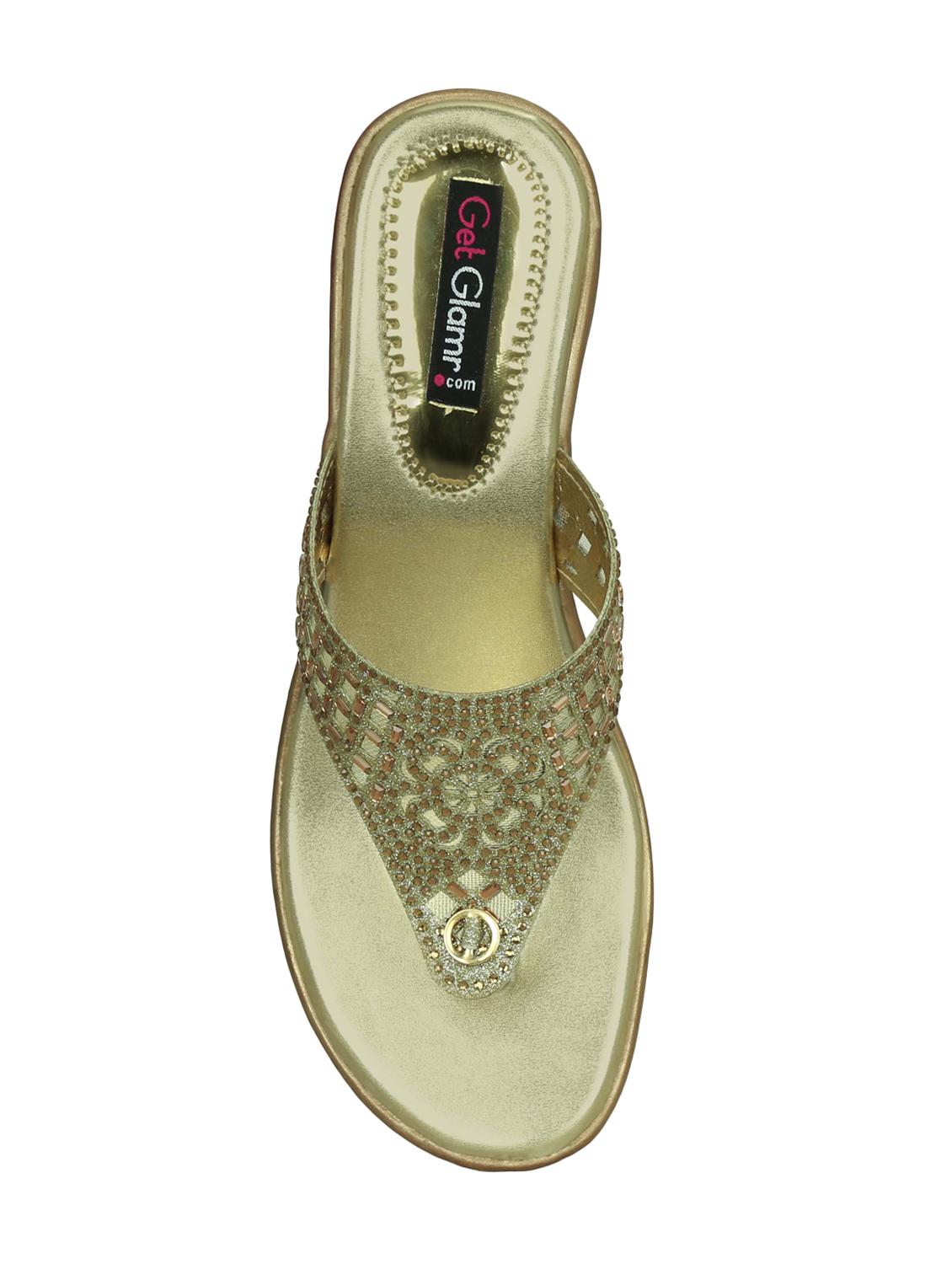 gold ethnic wedges - 16896589 - Zoom Image - 5