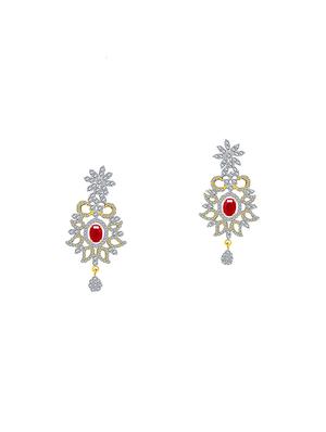 gold brass choker necklace and earring - 16900916 - Standard Image - 2