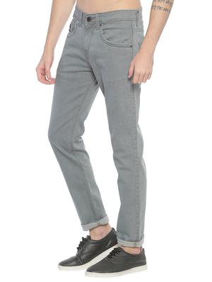 grey solid denim jeans - 16902335 - Standard Image - 2