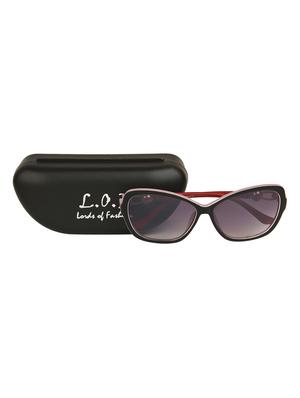 lof pink oversized full rim anti-reflective coating sunglasses for women - 16903571 - Standard Image - 5