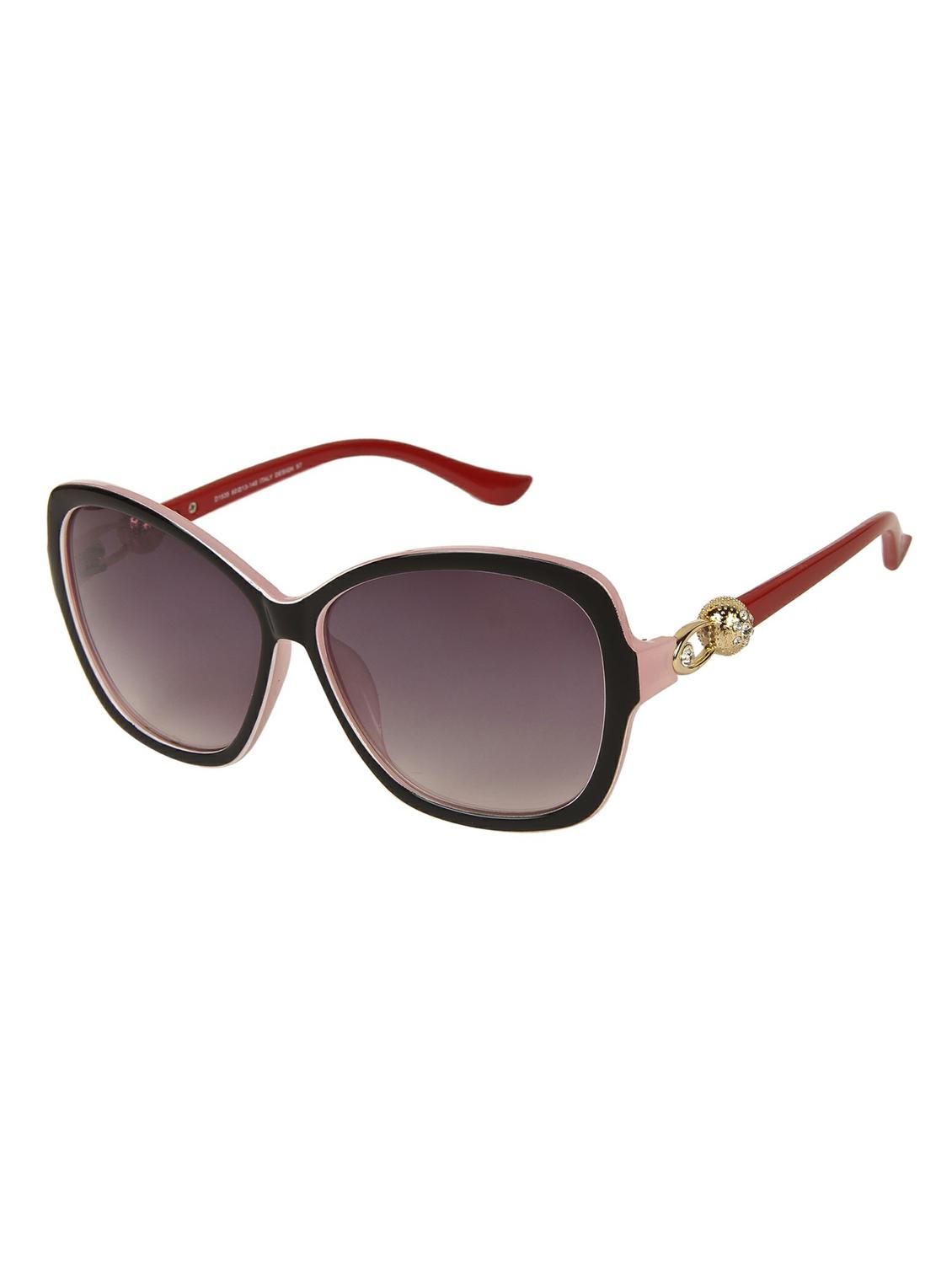 lof pink oversized full rim anti-reflective coating sunglasses for women - 16903571 - Zoom Image - 2