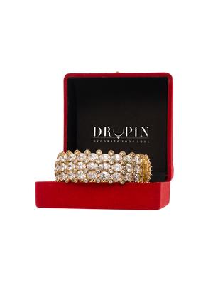 white gold tone brass bangle - 16903813 - Standard Image - 2