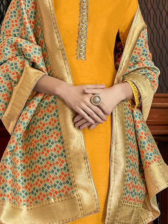 solid semi-stitched suit - 16904795 - Zoom Image - 2