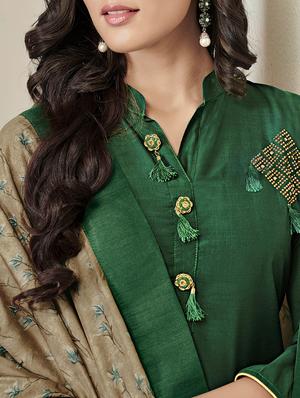 solid semi-stitched suit - 16904830 - Standard Image - 2