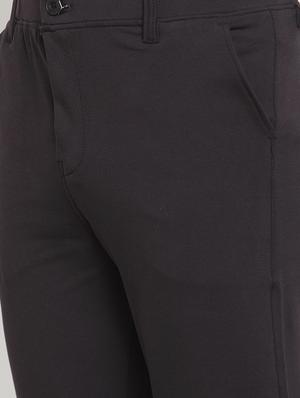 black solid chinos - 16905728 - Standard Image - 5