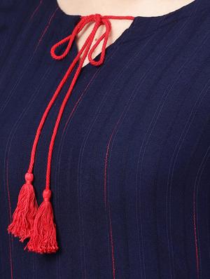 solid straight kurta - 16906844 - Standard Image - 5