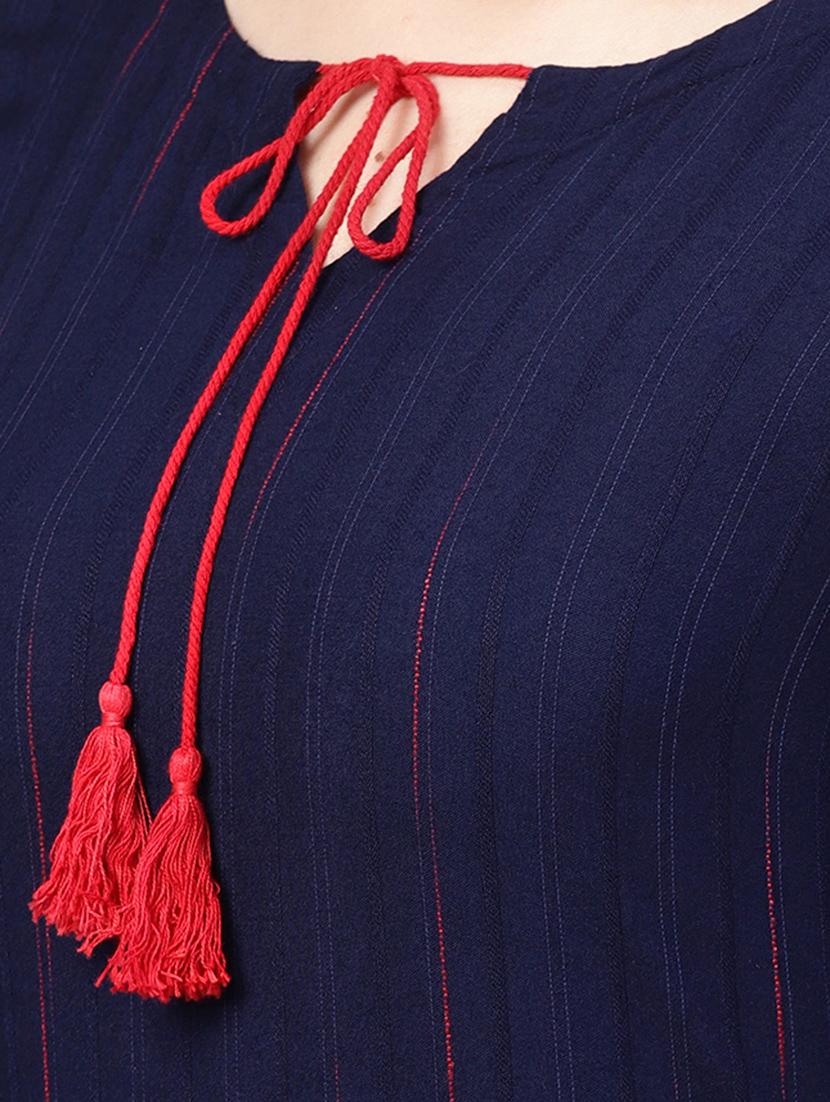 solid straight kurta - 16906844 - Zoom Image - 5