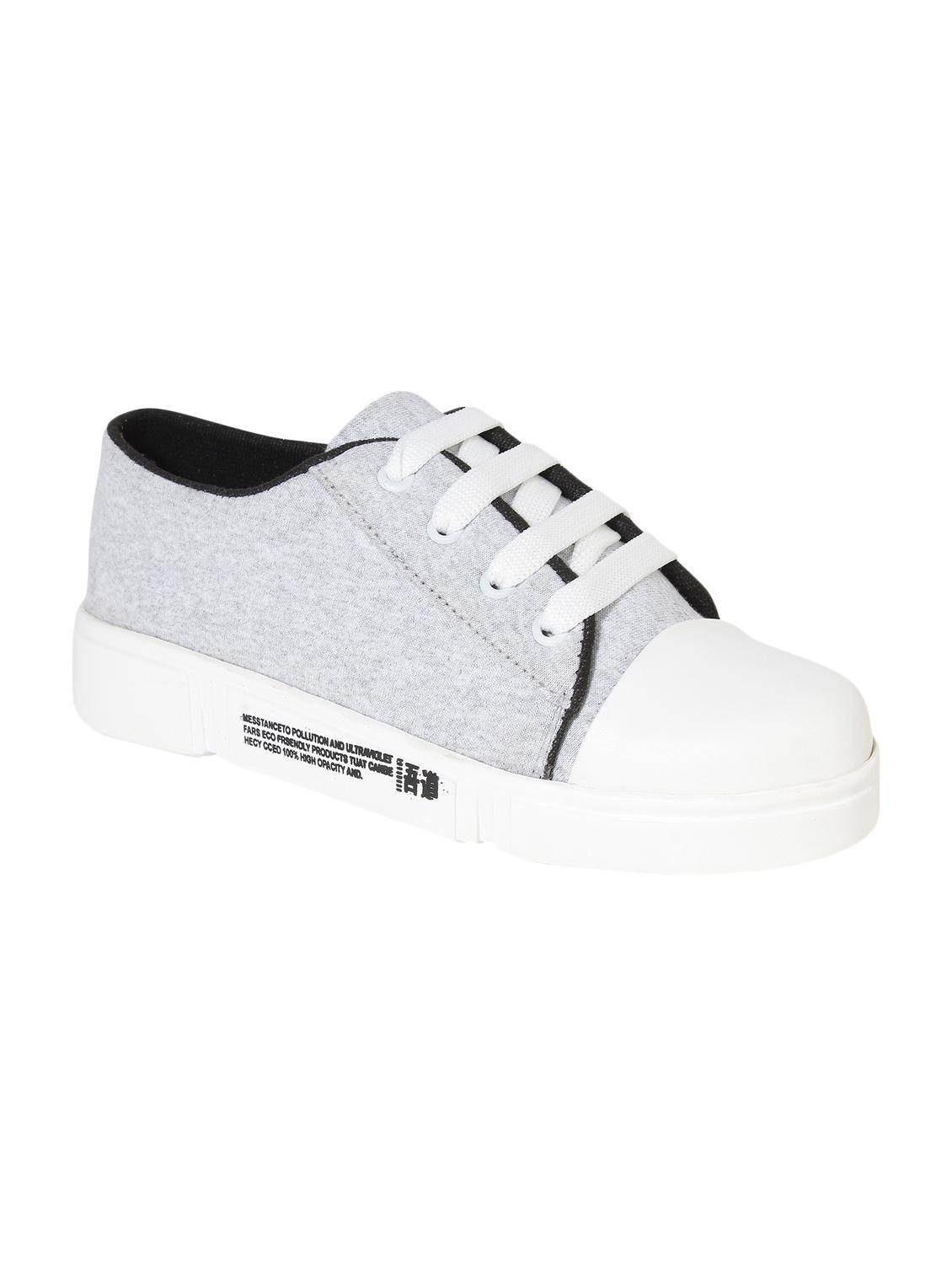 white lace-up sneakers - 16908014 - Zoom Image - 2