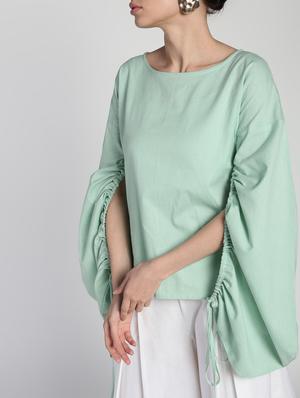 slit sleeves solid top - 16911297 - Standard Image - 5