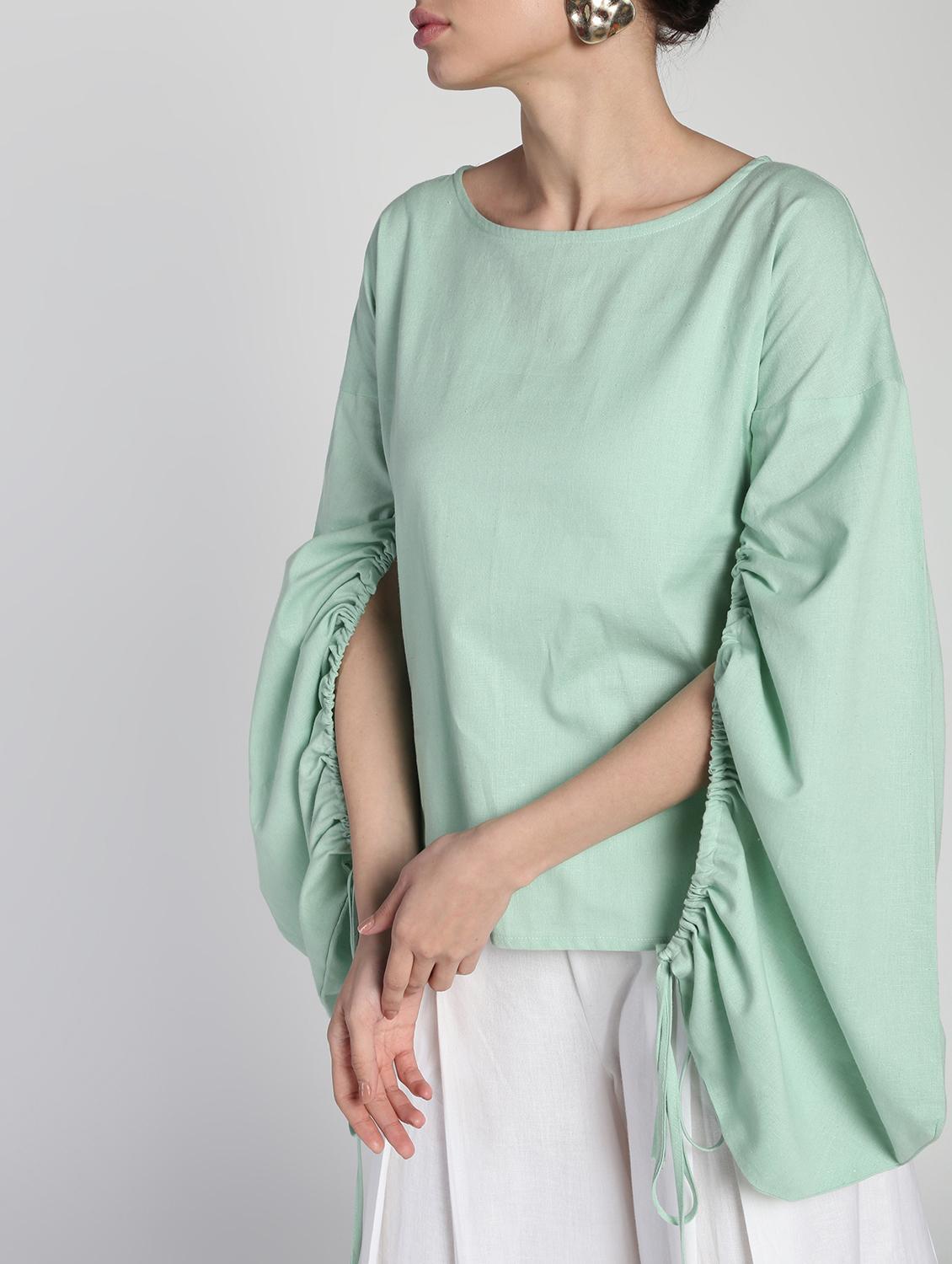 slit sleeves solid top - 16911297 - Zoom Image - 5