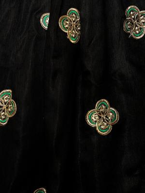 embroidered flared lehenga - 16913968 - Standard Image - 5