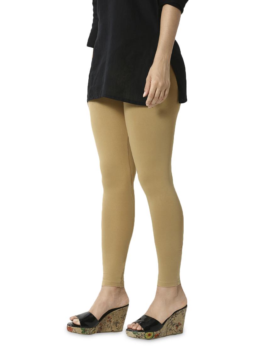 beige cotton leggings - 16916657 - Zoom Image - 2