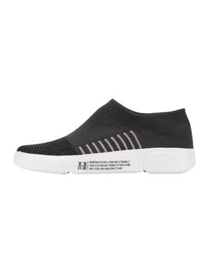 grey mesh slip on sports shoes - 16917847 - Standard Image - 2