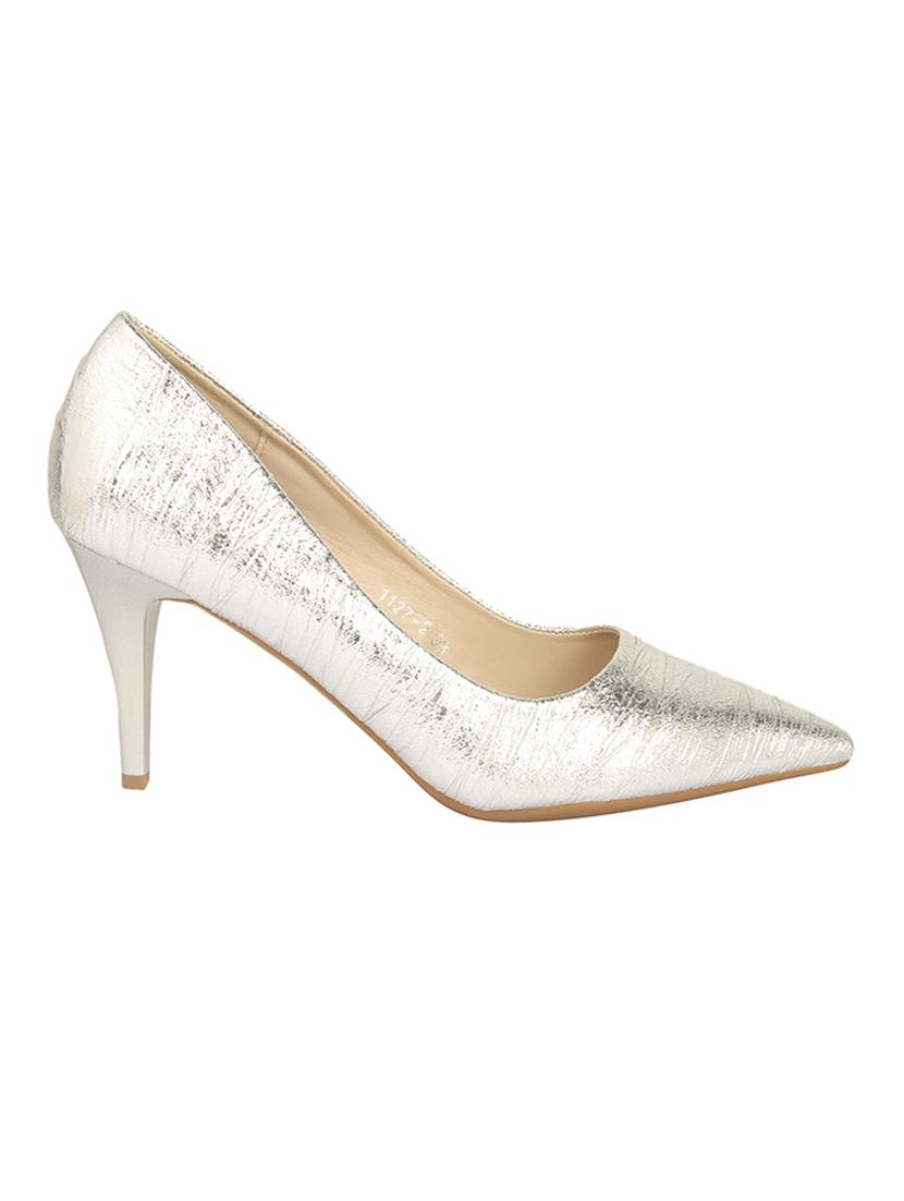 silver slip on pumps - 16918111 - Zoom Image - 2