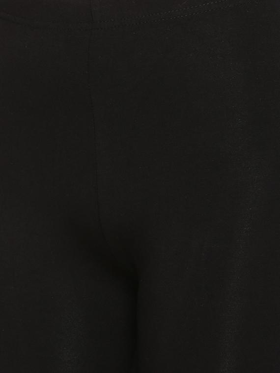 black viscose capri leggings capris - 16918278 - Zoom Image - 5