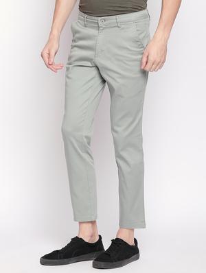light green solid chinos - 16920600 - Standard Image - 2