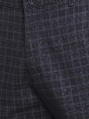 navy blue checkered chinos - 16920605 - Standard Image - 5