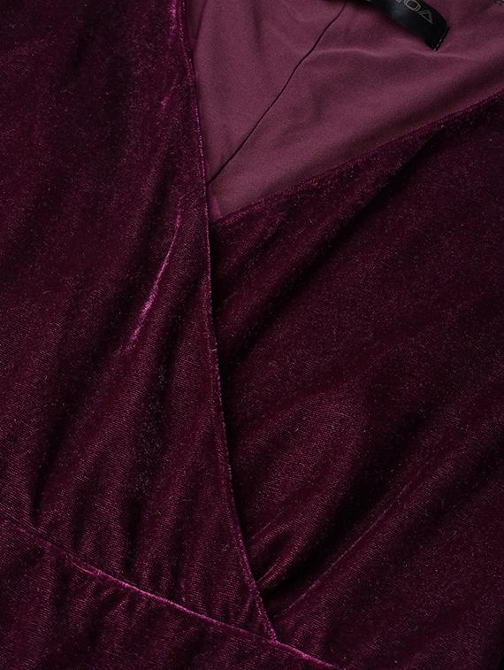 overlap detail velvet sheath dress - 16921432 - Zoom Image - 5